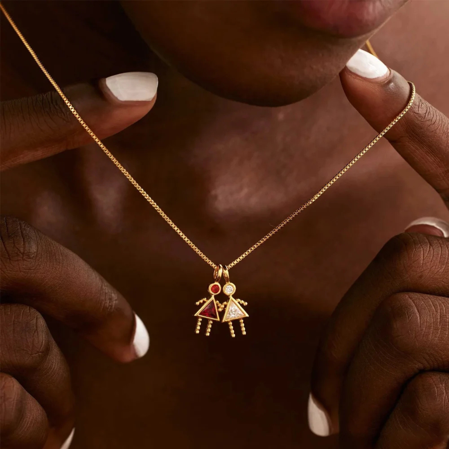Mom's Little Ones — Birthstone Necklace