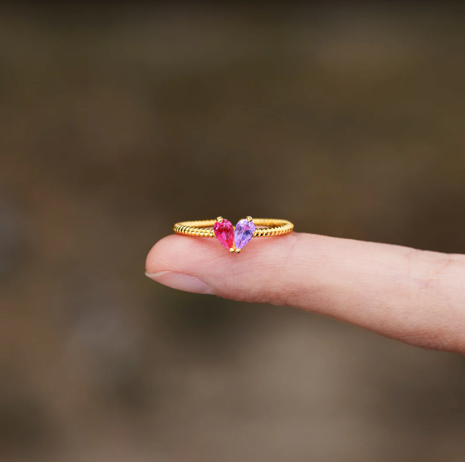 Two Birthstones. One Heart. A Bond That Never Breaks.