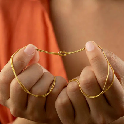 Partner Knot Necklace — A Bond Nothing Can Break