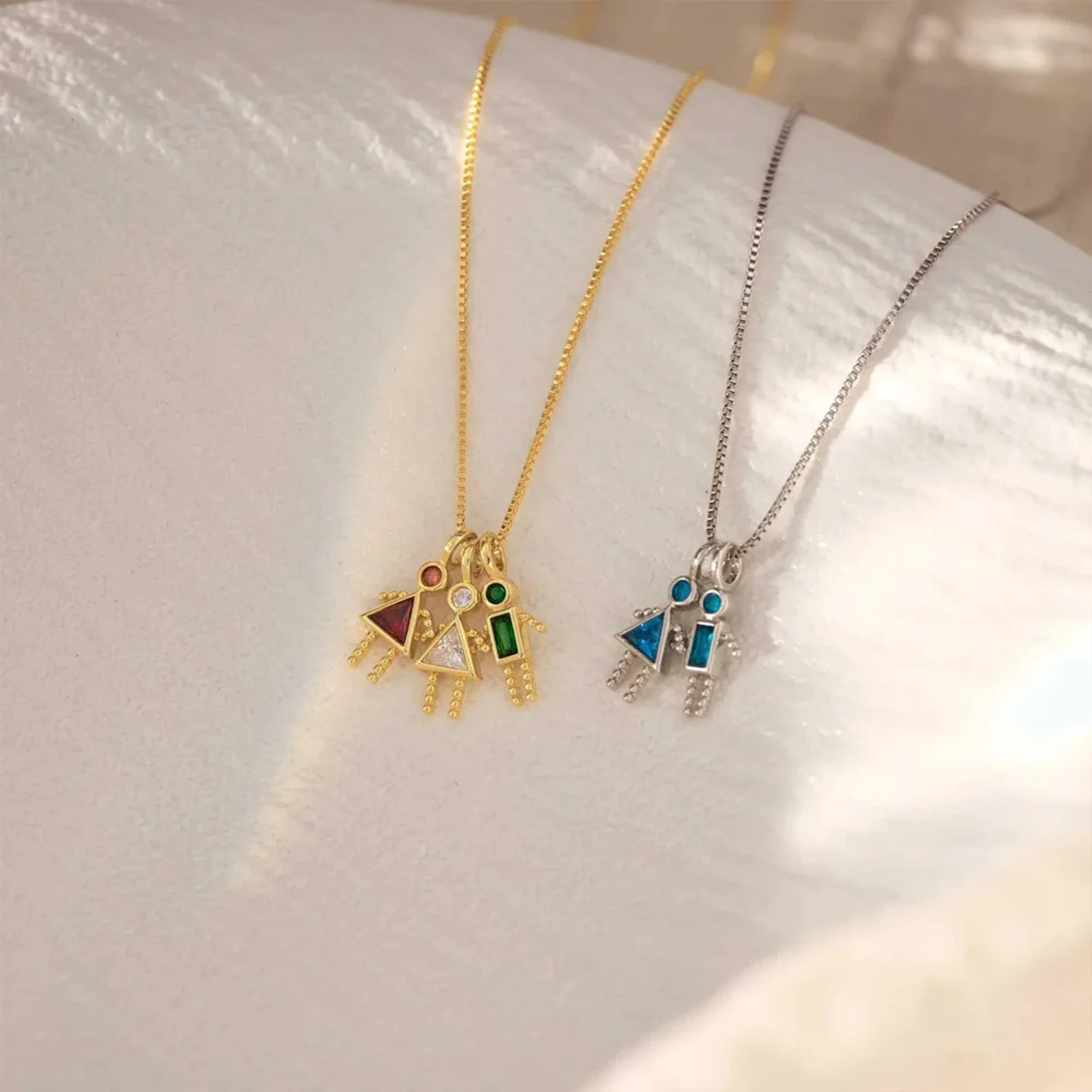 Mom's Little Ones — Birthstone Necklace