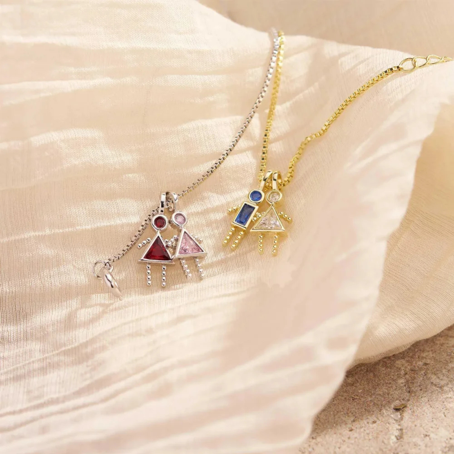 Mom's Little Ones — Birthstone Necklace