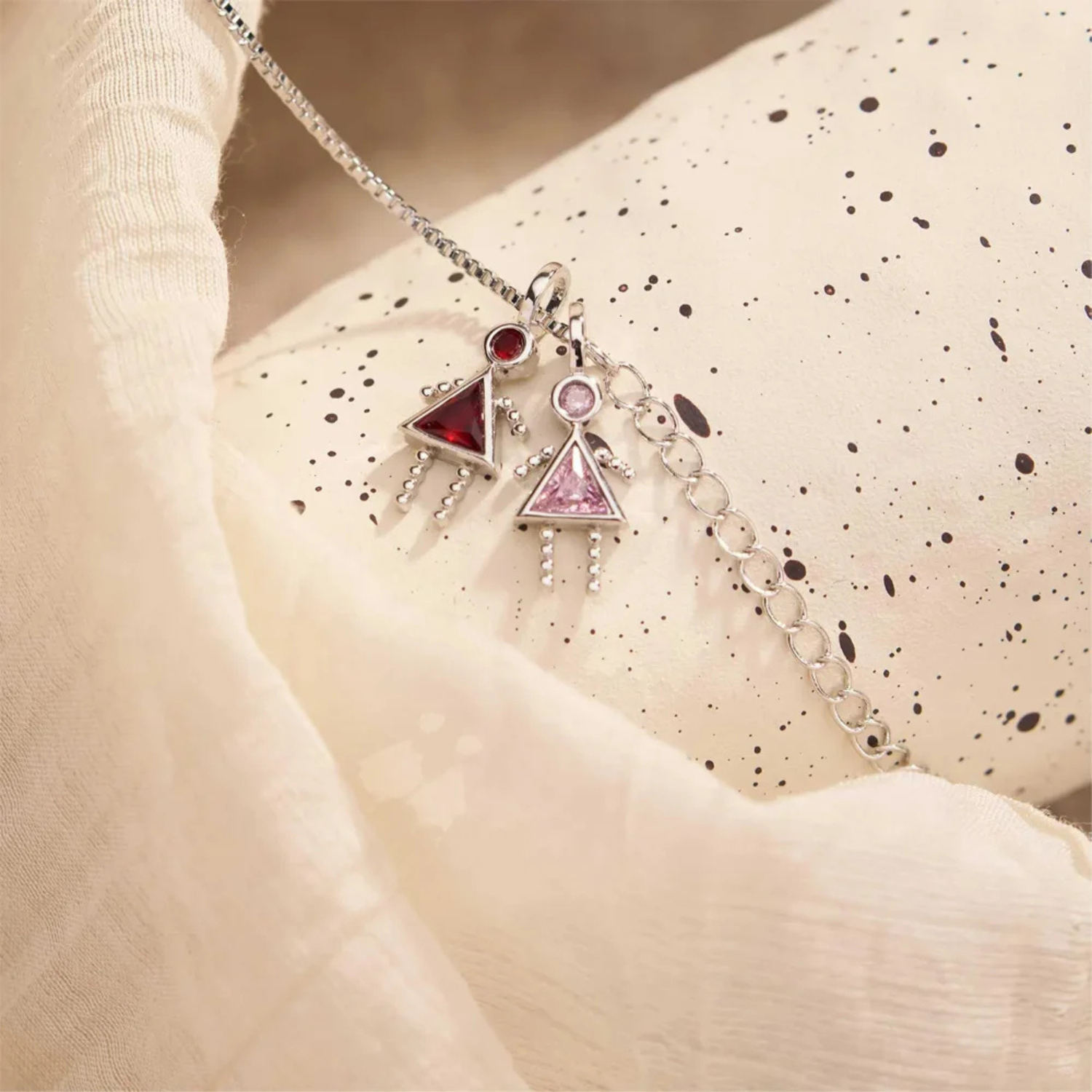 Mom's Little Ones — Birthstone Necklace