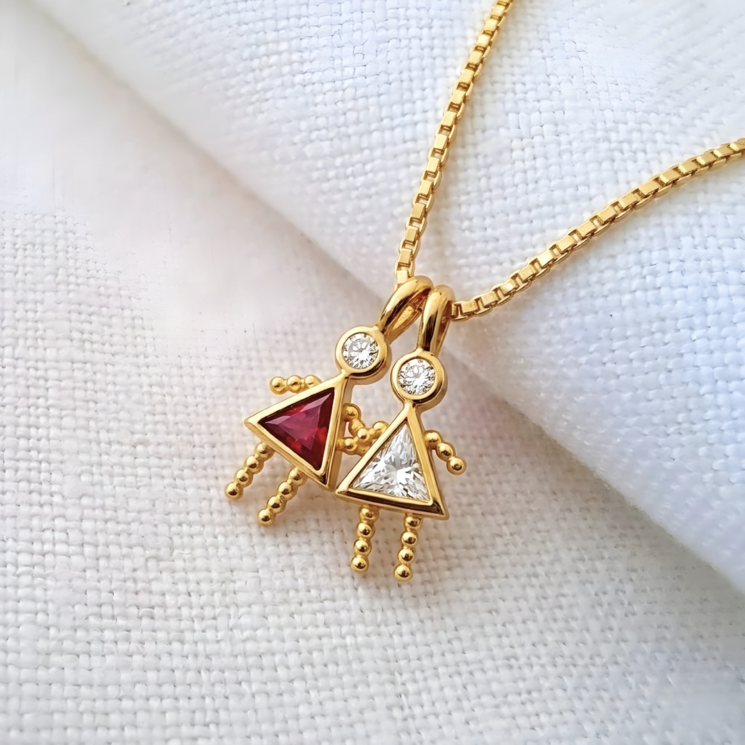 Mom's Little Ones — Birthstone Necklace