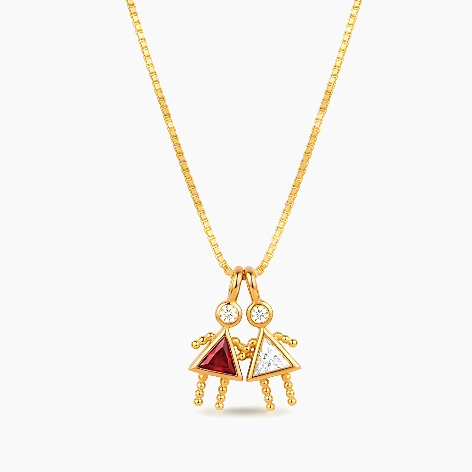 Mom's Little Ones — Birthstone Necklace