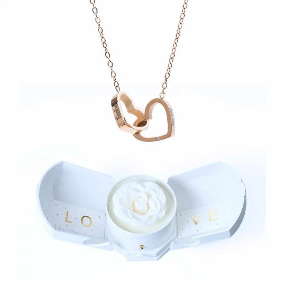 Eternal Harmony & Personalized Necklace