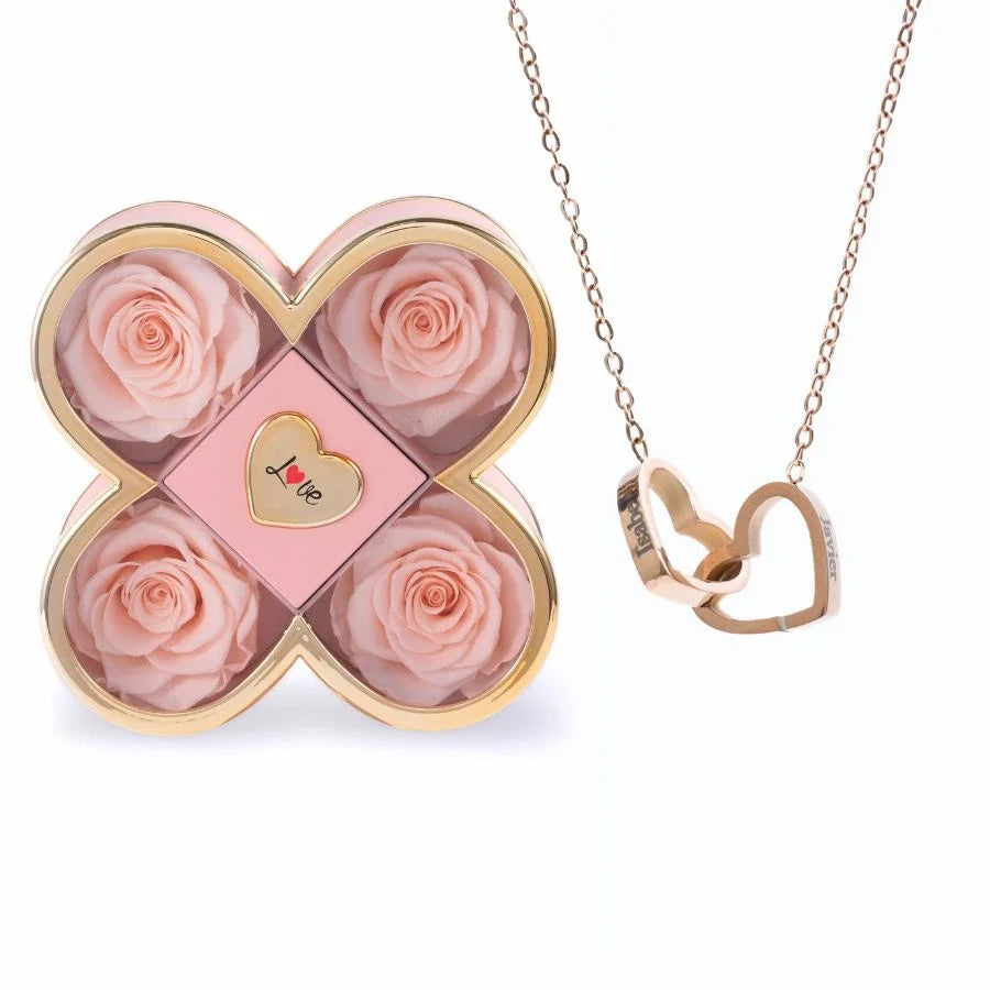 Eternal Luck Box & Personalized Necklace