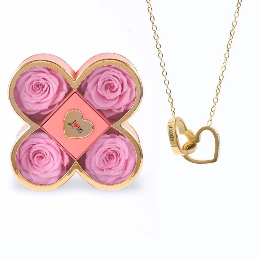Eternal Luck Box & Personalized Necklace